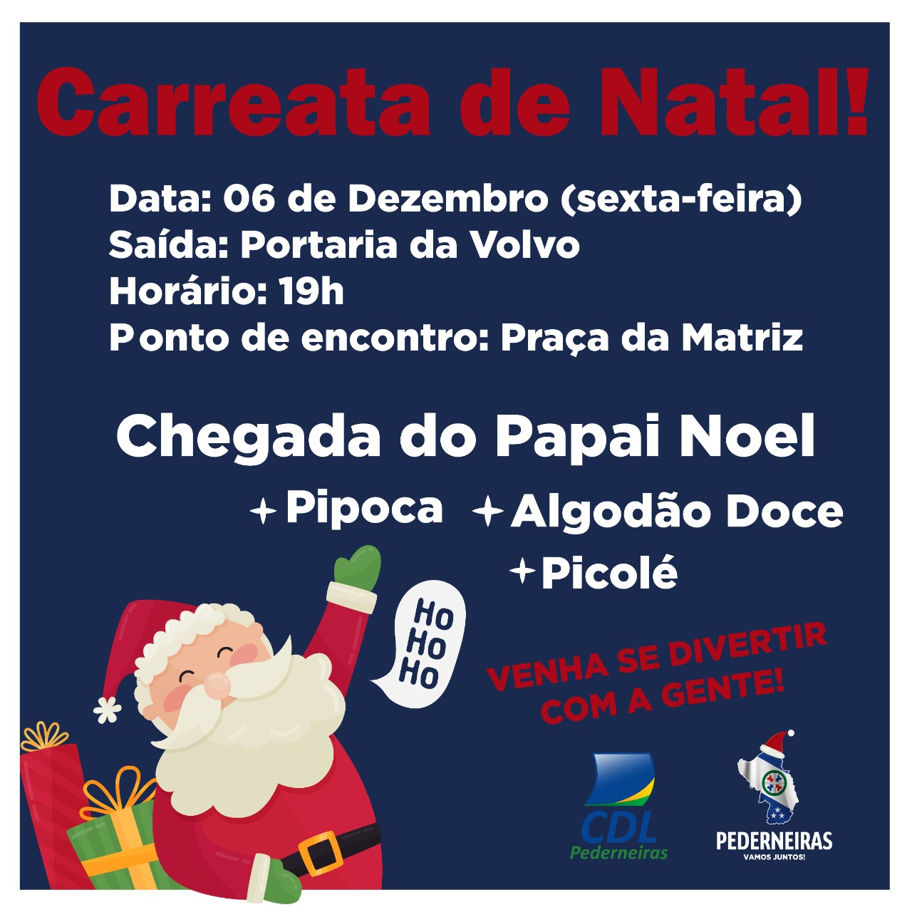 Carreata de Natal face